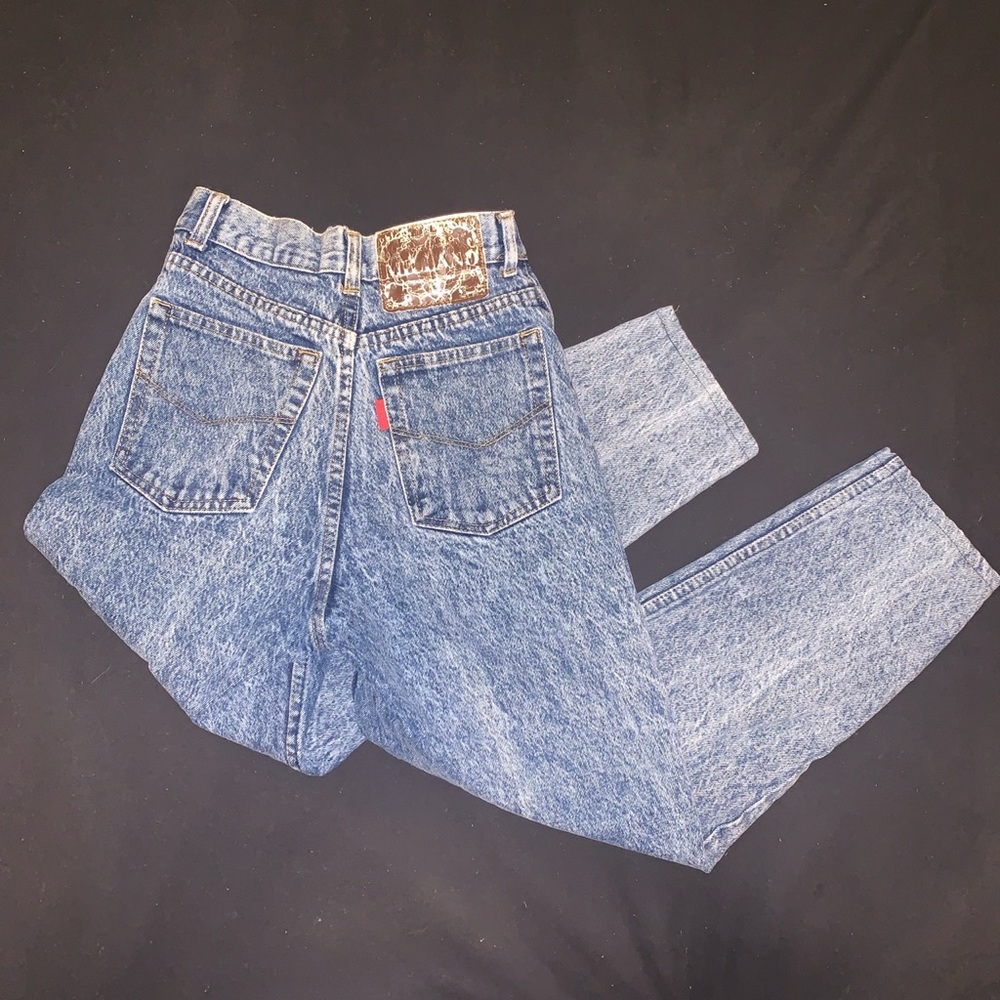 Vintage 80s Millano Italian Gold Denim